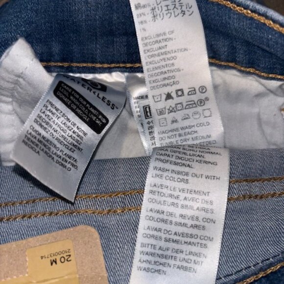 Levi's 721 Plus Size 20W High Rise Skinny Jeans, Medium Wash NEW - Picture 6 of 7